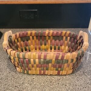 Multicolor Woven Basket